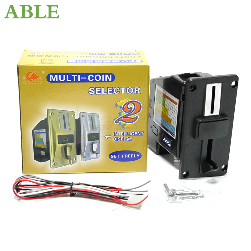 Arcade Game Vending Machine - Selector de múltiples aceptadores de monedas,