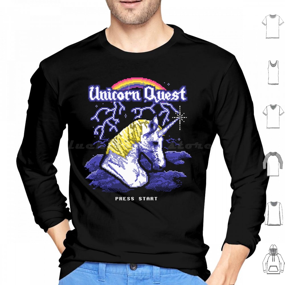 Arcade Quest - Unicorn Quest Sudadera con capucha de