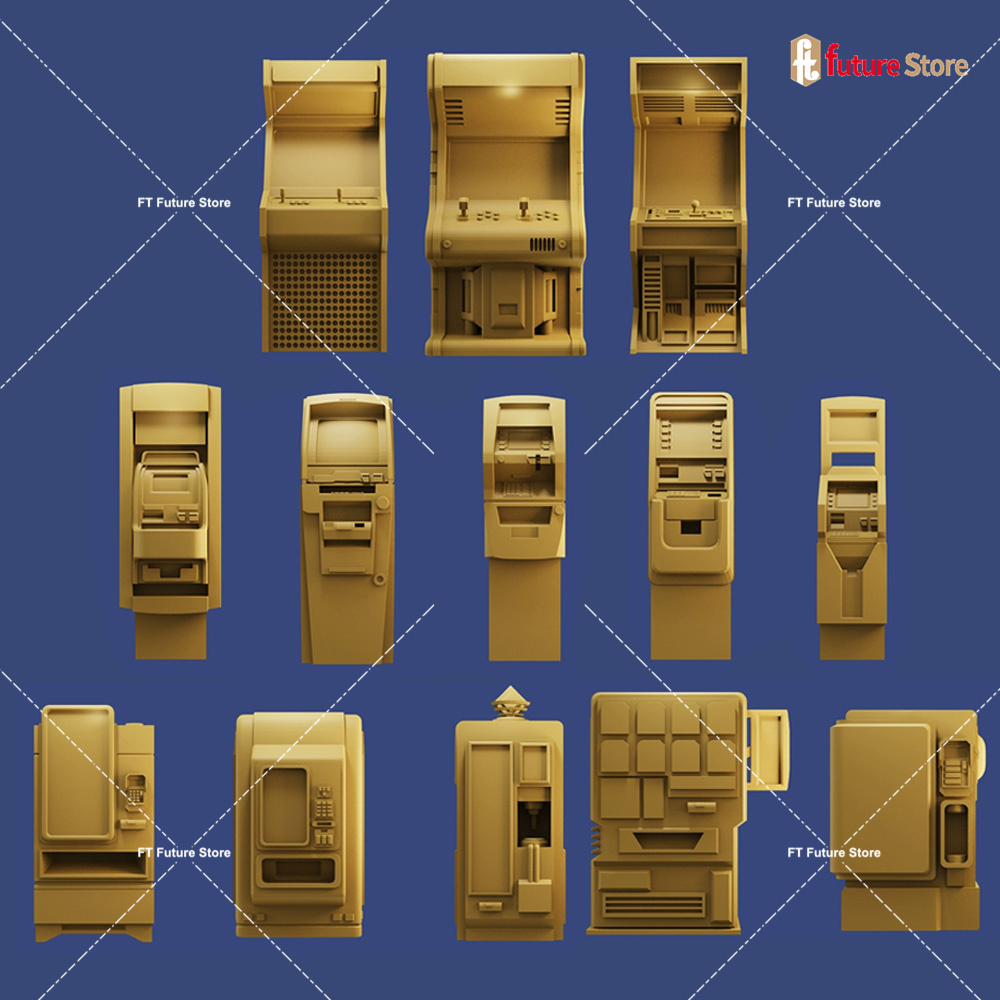 Arcade Game Vending Machine - Impresión 3D 1/64, Figura de Máquina