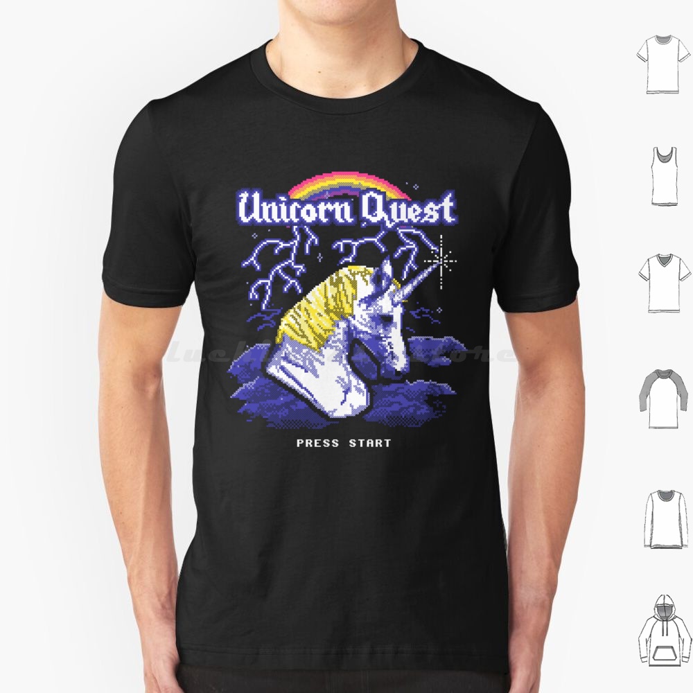 Arcade Quest - Camiseta de unicornio Quest talla grande