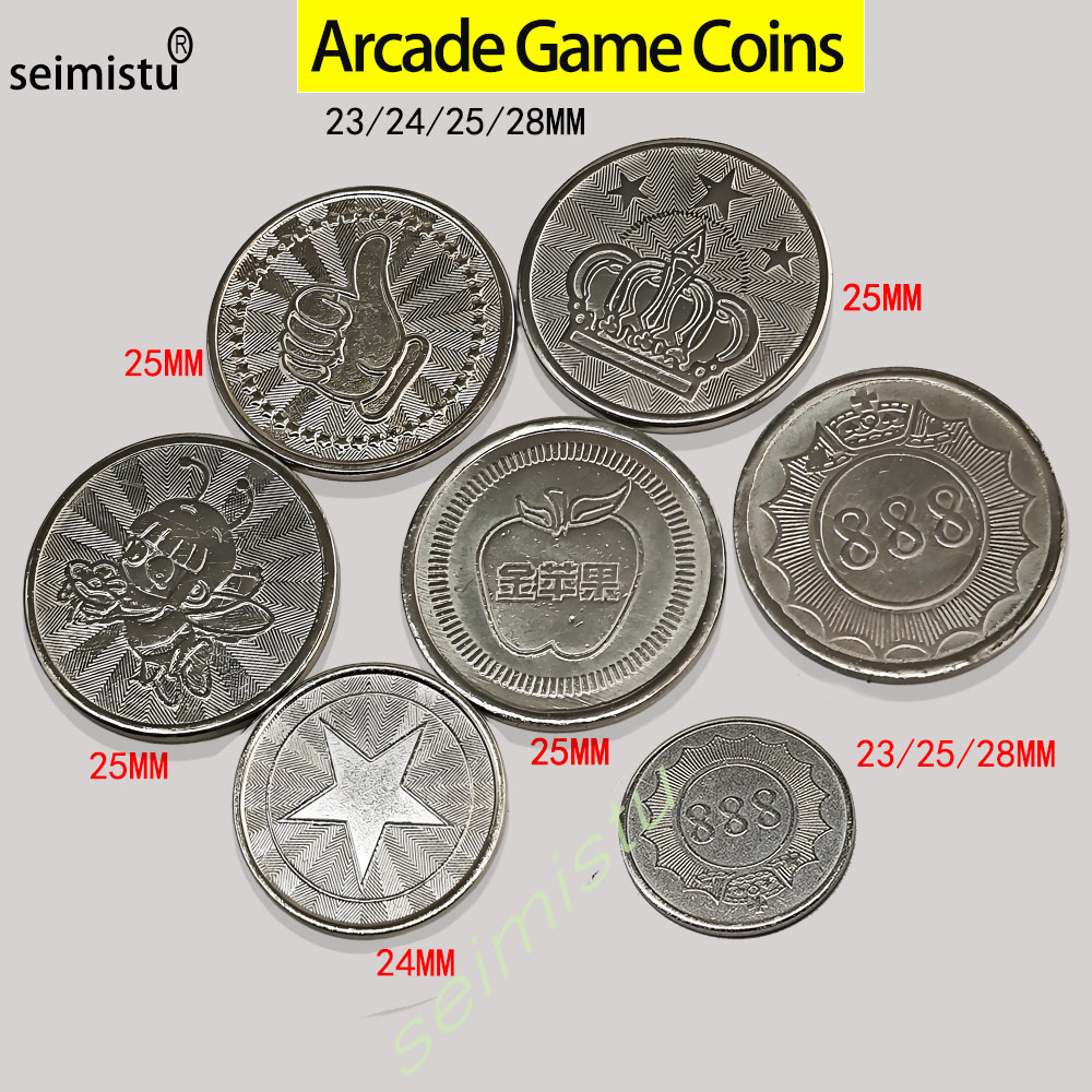 Arcade Vending & Laundry Revenue - 100 Uds. De fichas de acero