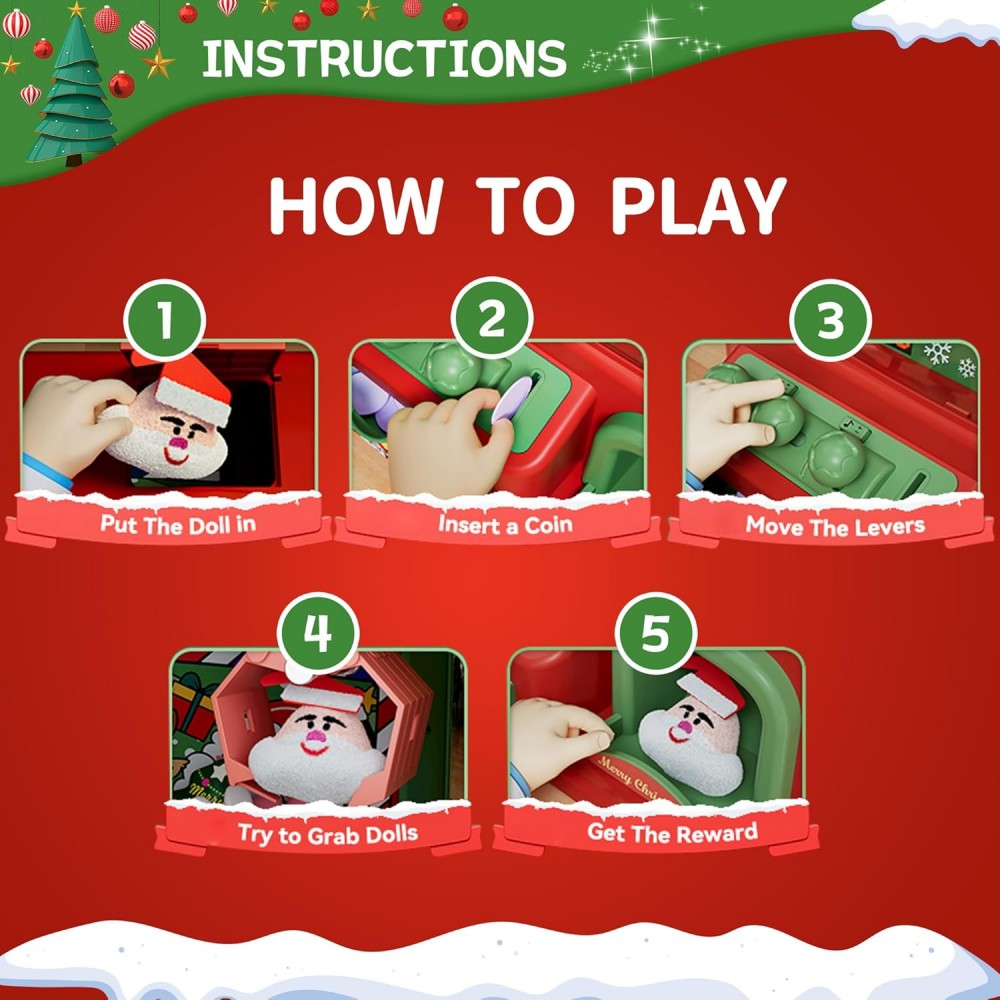 Máquina de garra de Navidad pa - Arcade Game Vending Machine reseña y precio