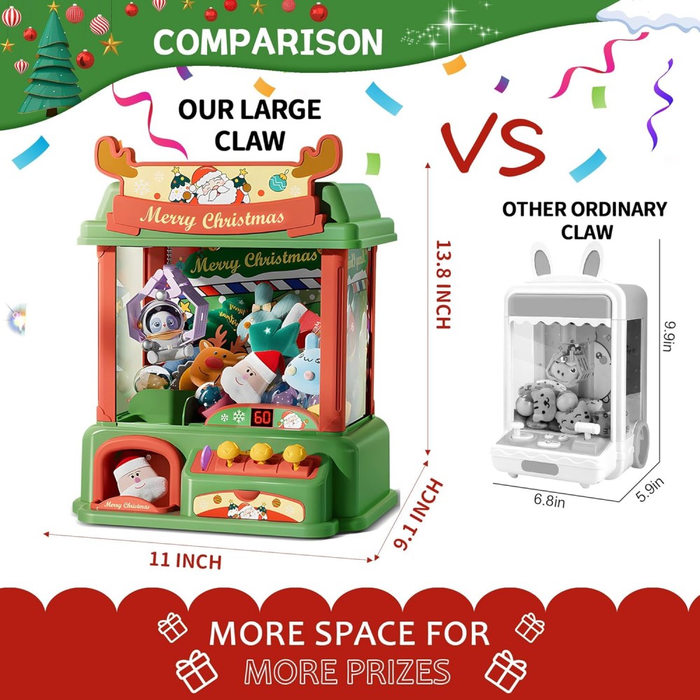 Máquina de garra de Navidad pa - Arcade Game Vending Machine reseña y precio