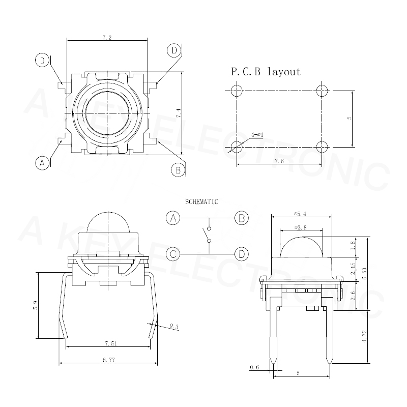 Enchufe recto vertical de 4 pi - Pinball Machine reseña y precio