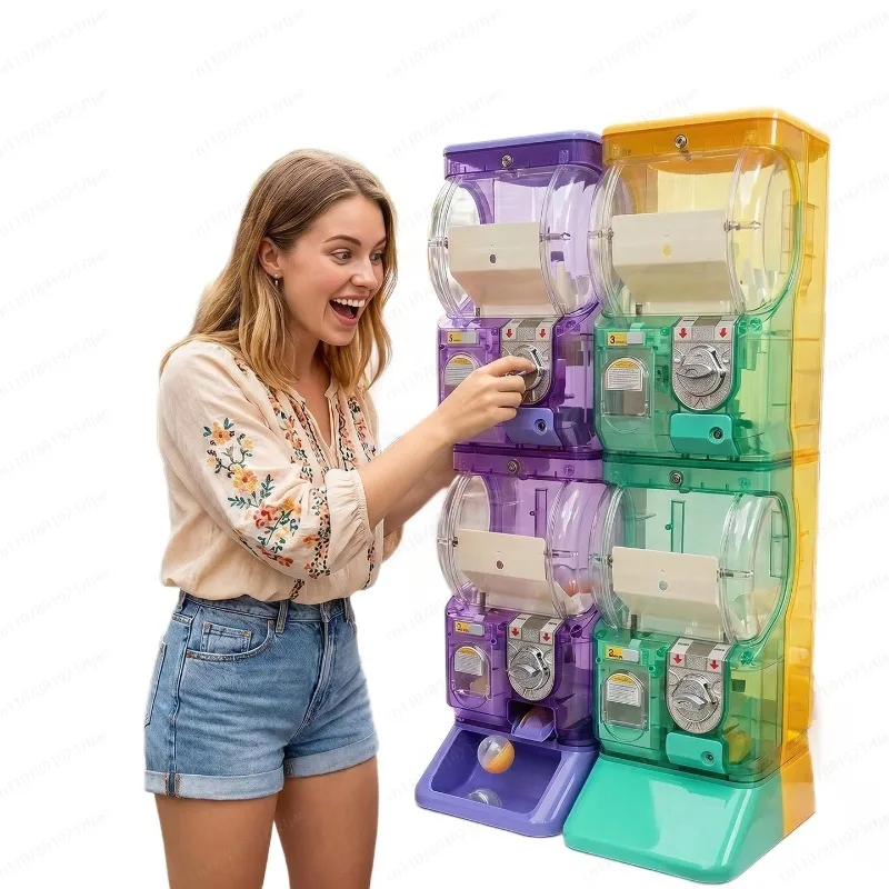 Máquina Gashapon Transparente  - Arcade Vending & Laundry Revenue reseña y precio