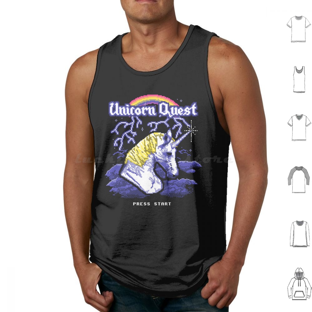 Camisetas sin mangas Unicorn Q - Arcade Quest reseña y precio
