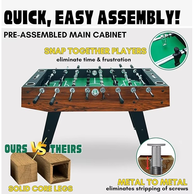 Mesa de Fútbol de MDF Premium  - Foosball Table Commercial reseña y precio